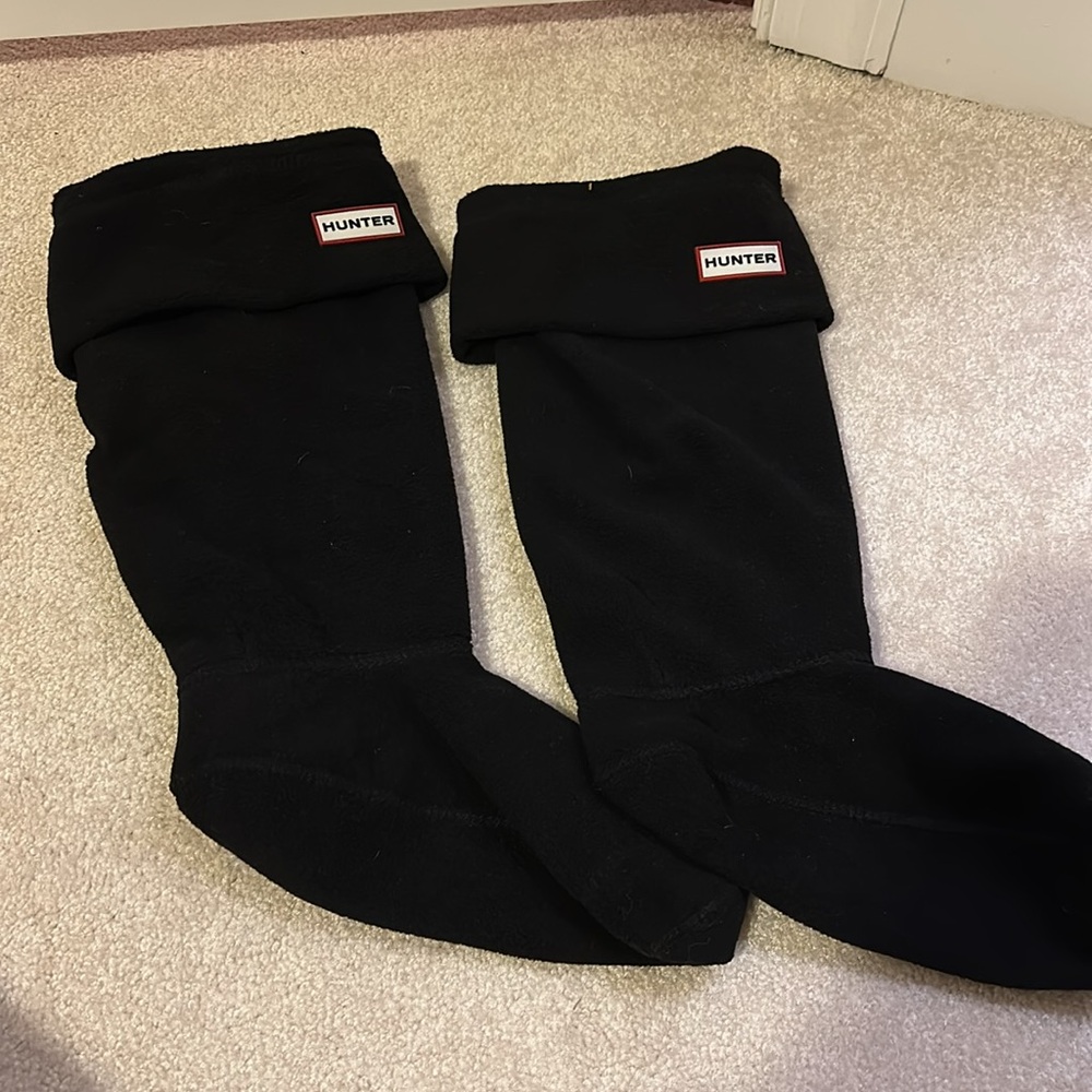 Hunter Boot Liners (Only) Size Large-Black - image 1